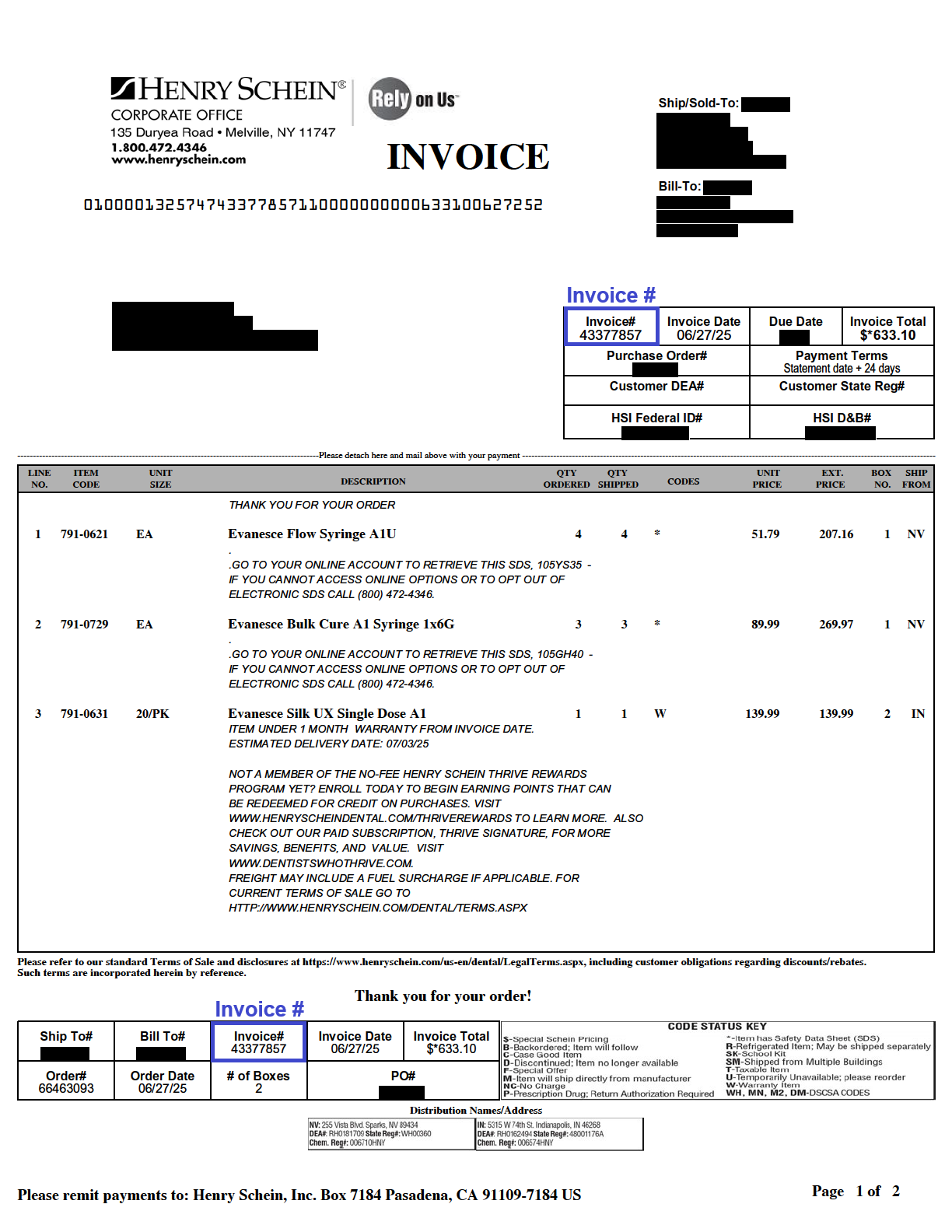 Invoice Number